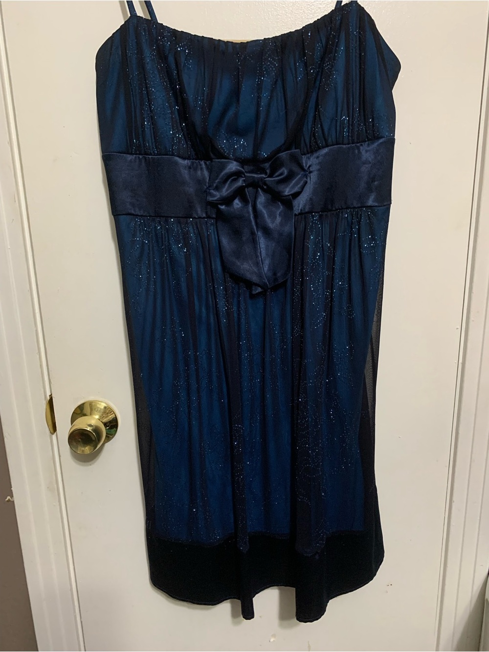 Vintage Y2K Taboo XL Glitter Mesh Bow Whimsigoth Fairy Dress - Picture 2 of 8